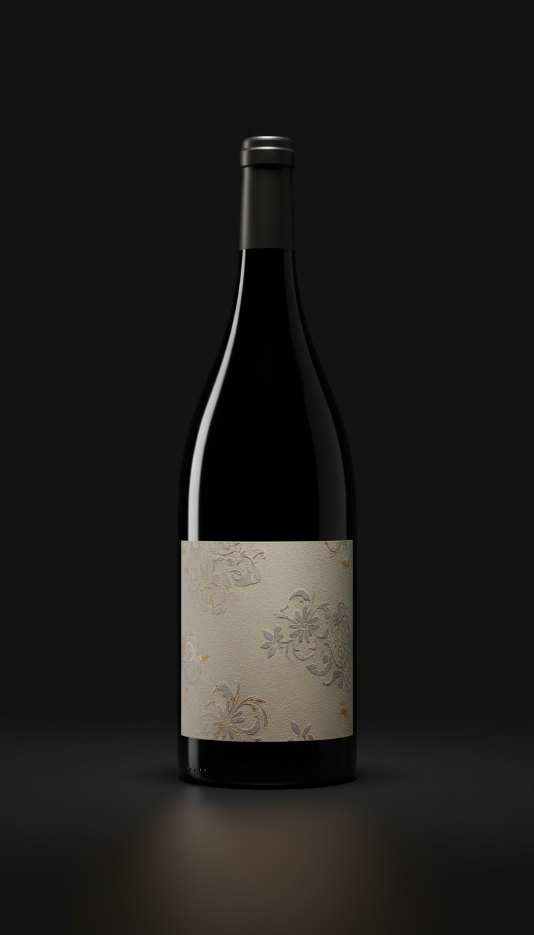 Magnum Red Wine Frosted Glass